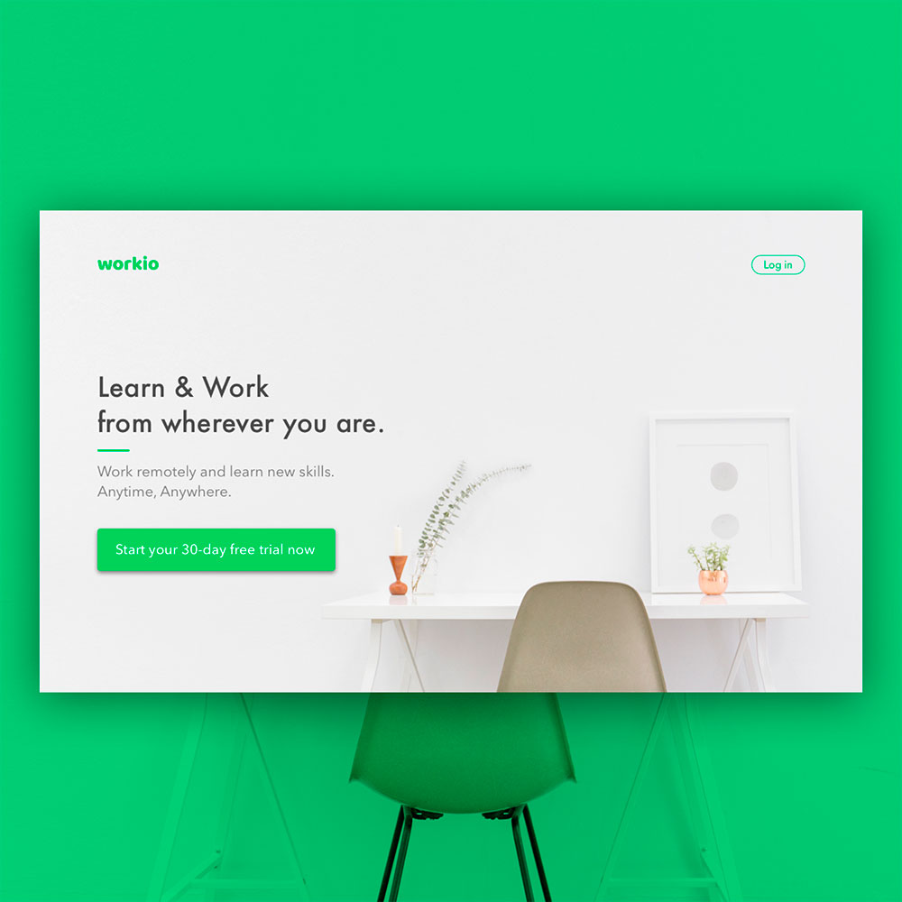 Day #003 - Landing Page (Above the Fold)